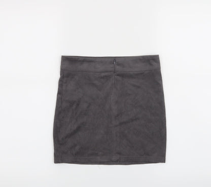 New Look Girls Grey   A-Line Skirt Size 9 Years