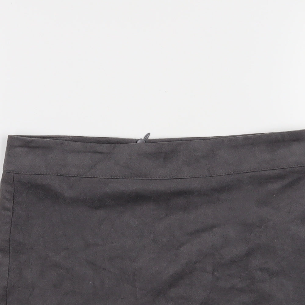 New Look Girls Grey   A-Line Skirt Size 9 Years
