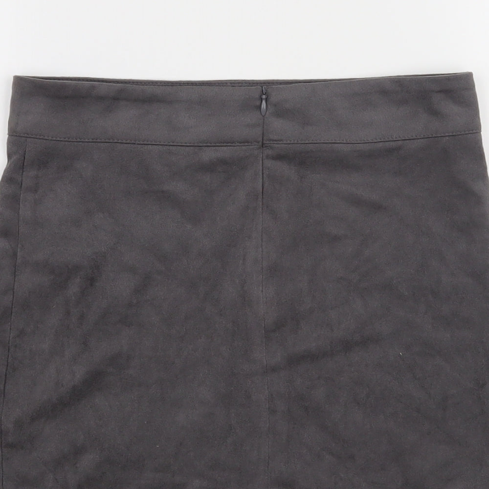 New Look Girls Grey   A-Line Skirt Size 9 Years