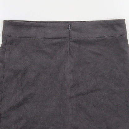 New Look Girls Grey   A-Line Skirt Size 9 Years
