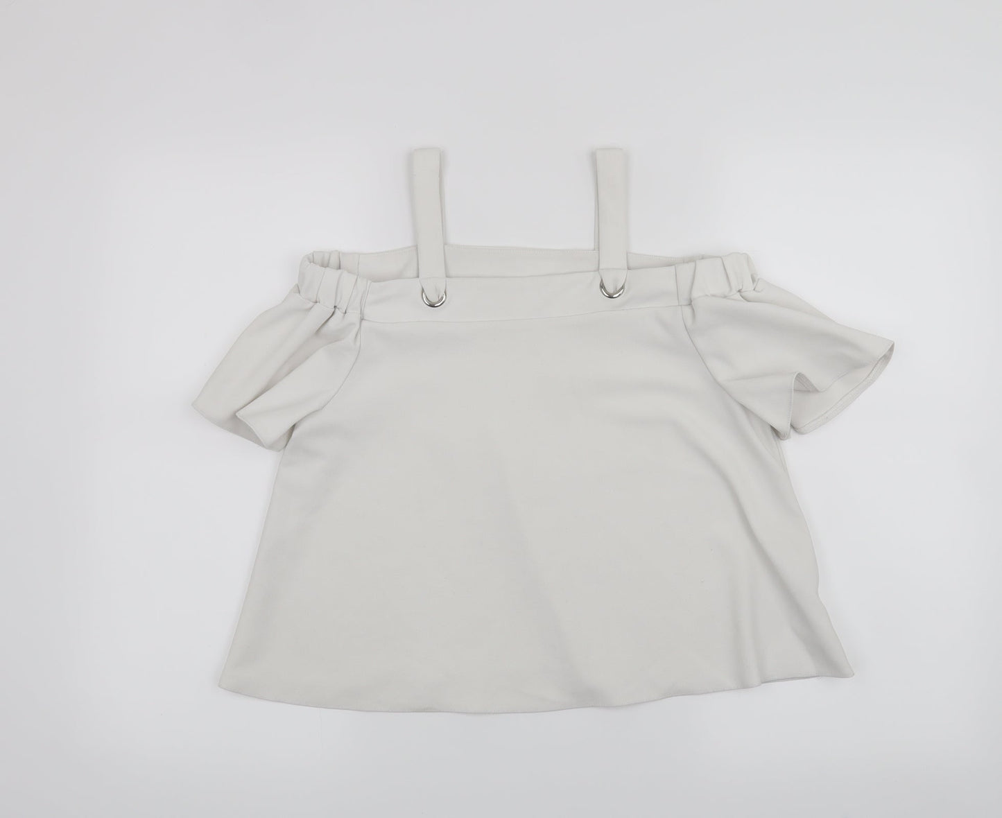Primark Girls White   Cropped Tank Size 11-12 Years