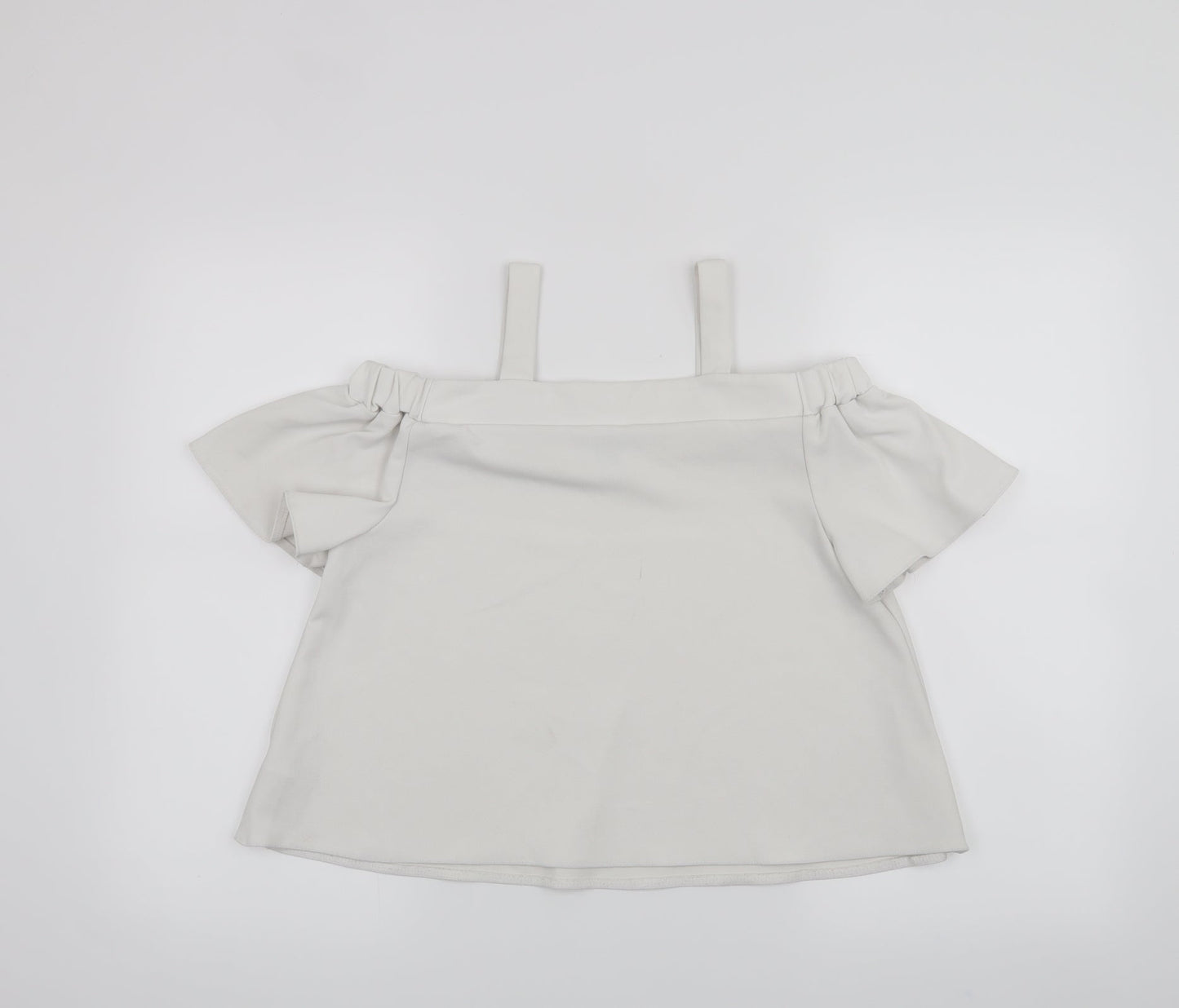 Primark Girls White   Cropped Tank Size 11-12 Years