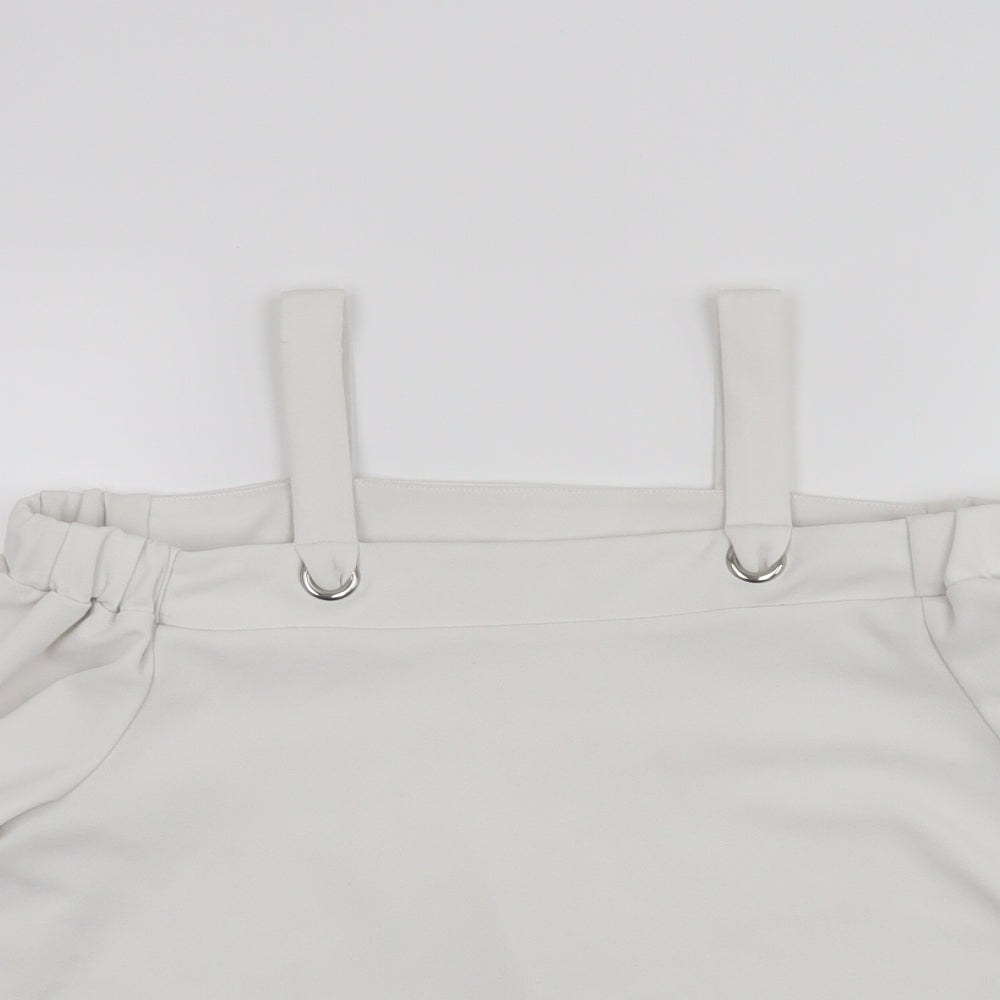 Primark Girls White   Cropped Tank Size 11-12 Years