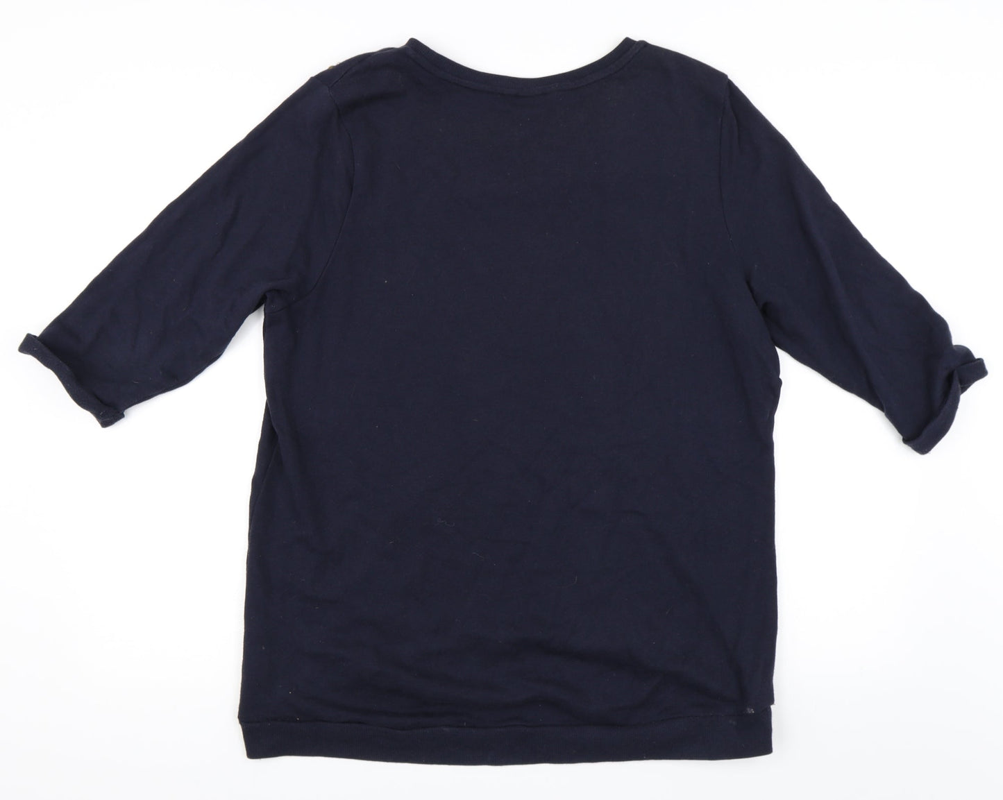 H&M Womens Blue   Pullover Sweatshirt Size L