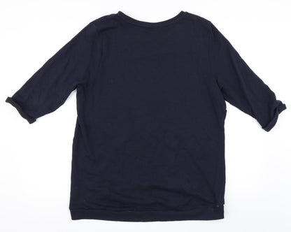 H&M Womens Blue   Pullover Sweatshirt Size L