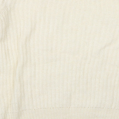 NEXT Womens White   Pullover Jumper Size 8