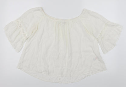 Miss Selfridge Womens White   Basic Blouse Size 12