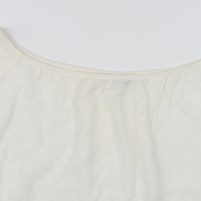 Miss Selfridge Womens White   Basic Blouse Size 12