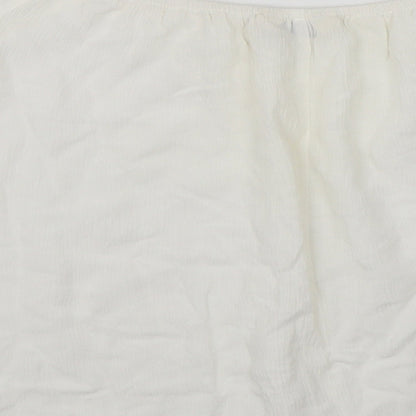 Miss Selfridge Womens White   Basic Blouse Size 12