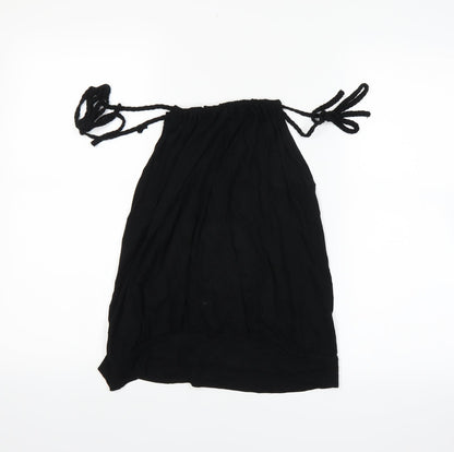 Womens UK Size 14 Atmosphere Black Basic T-Shirt