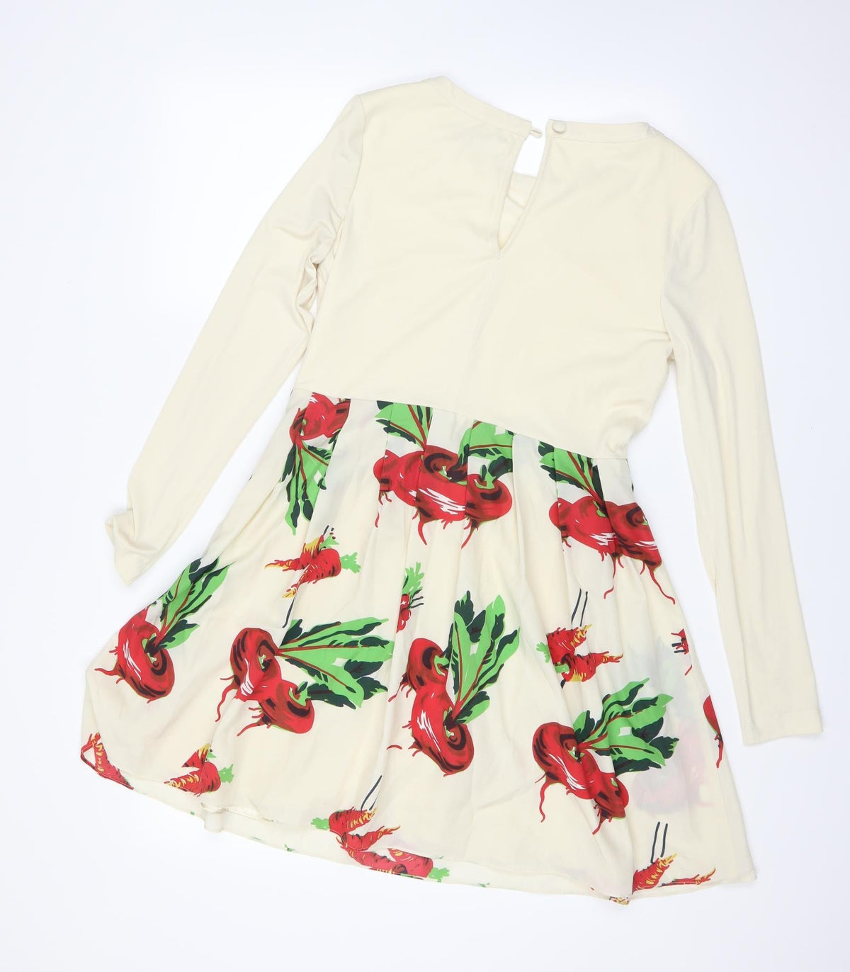 DEEV Womens White   Fit & Flare  Size 10