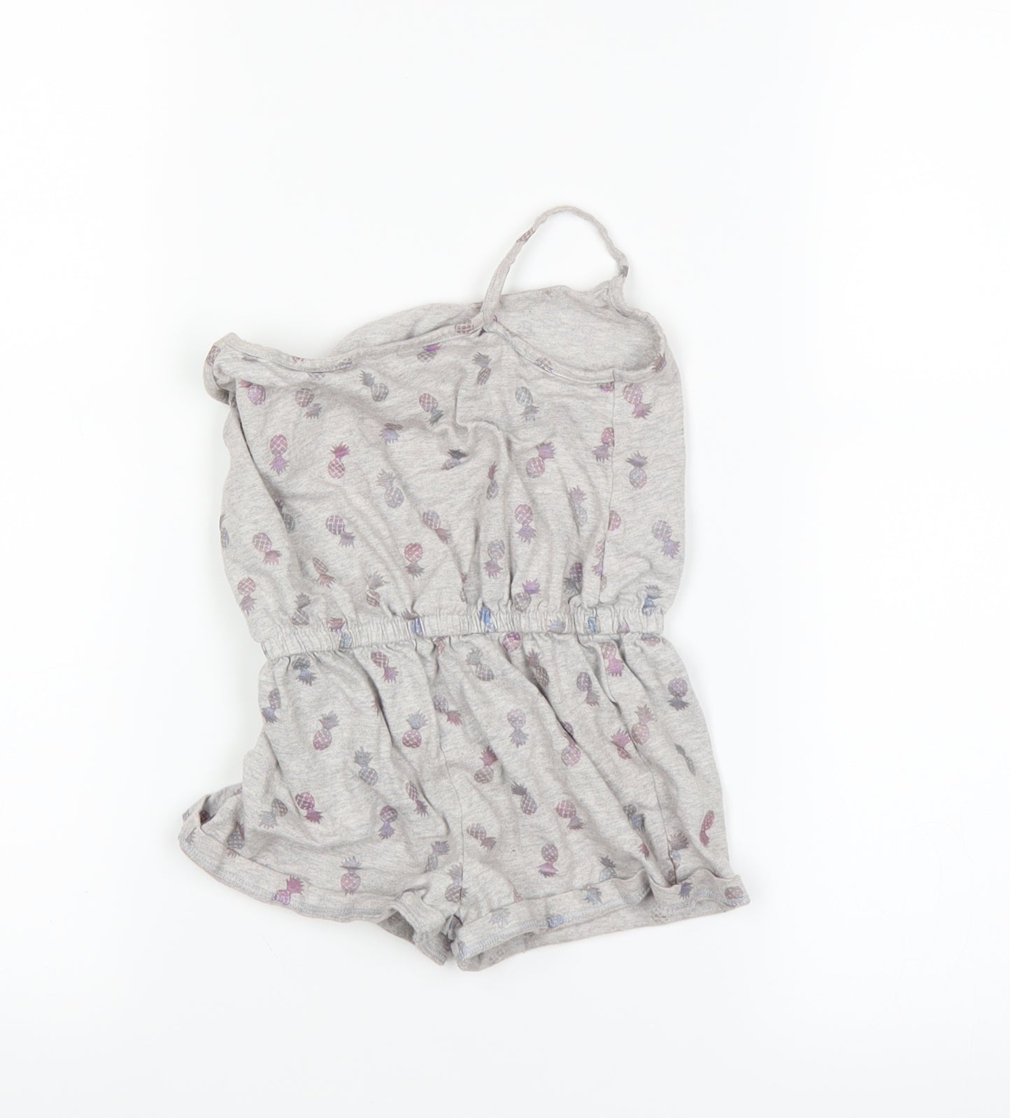 F&F Girls Grey   Bodysuit One-Piece Size 2-3 Years