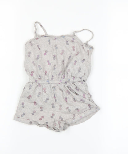 F&F Girls Grey   Bodysuit One-Piece Size 2-3 Years