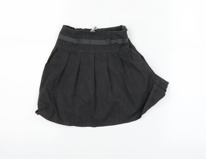 TU Girls Grey   Pleated Skirt Size 4 Years