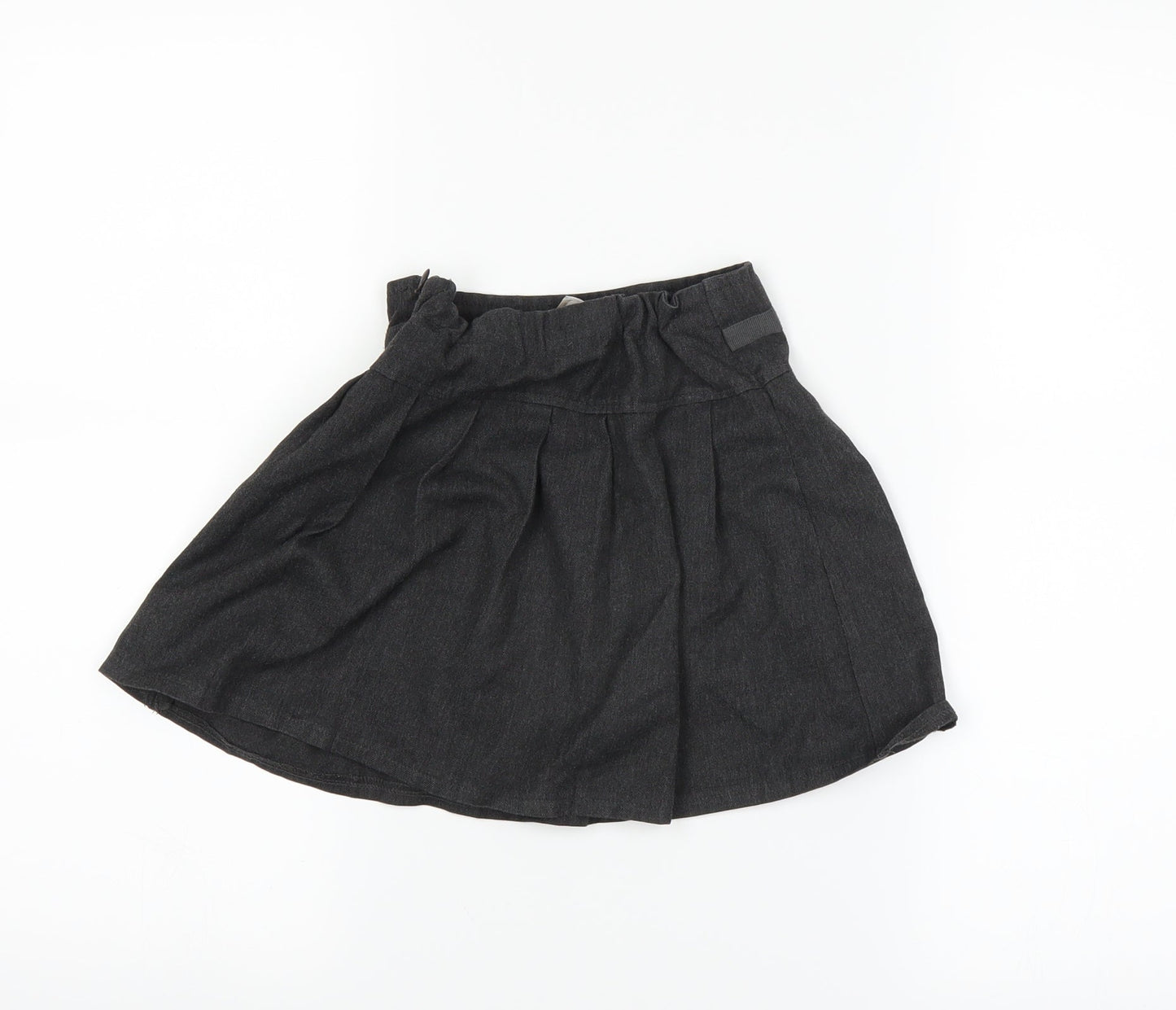 TU Girls Grey   Pleated Skirt Size 4 Years