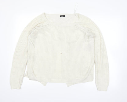 F&F Womens White   Pullover Jumper Size 10