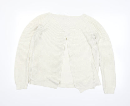 F&F Womens White   Pullover Jumper Size 10