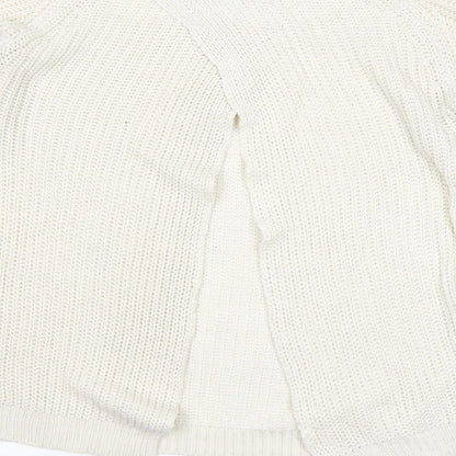 F&F Womens White   Pullover Jumper Size 10