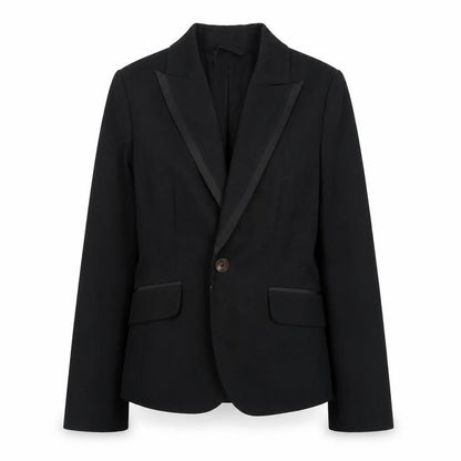 Womens UK Size 10 H&M Black Jacket