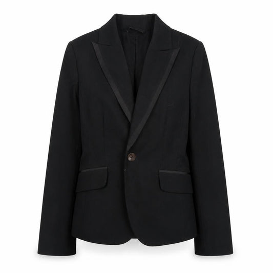 Womens UK Size 10 H&M Black Jacket