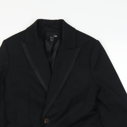 Womens UK Size 10 H&M Black Jacket