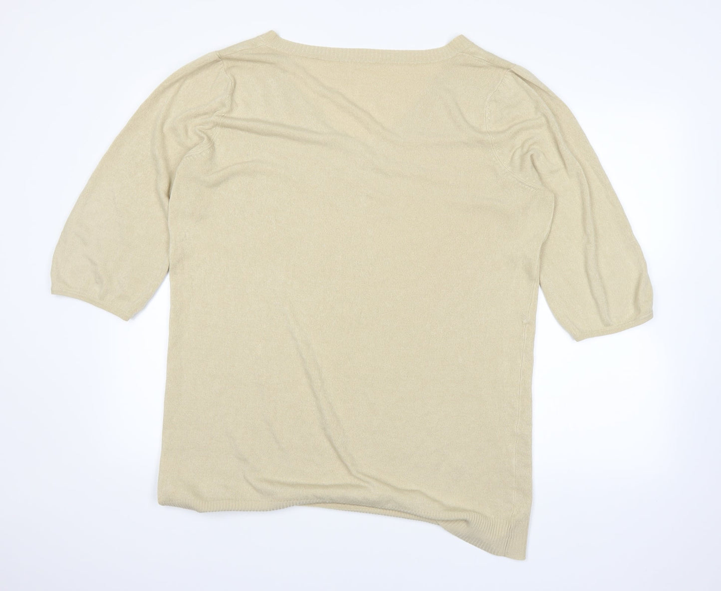 TRUE Womens Beige   Pullover Jumper Size 22