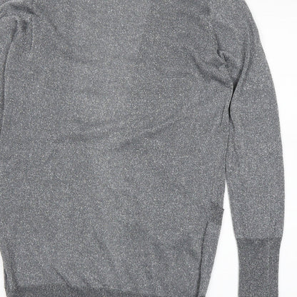 Internacionale Womens Grey   Cardigan Jumper Size 12