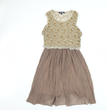 New York Laundry Womens Brown   A-Line  Size S