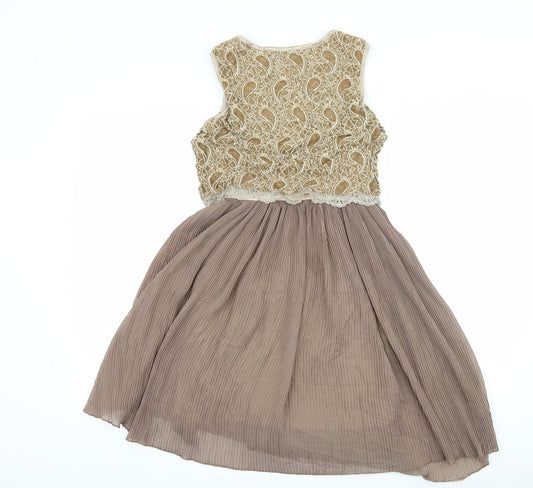 New York Laundry Womens Brown   A-Line  Size S