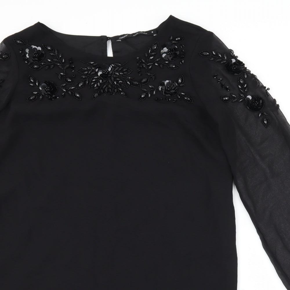 NEXT Womens Black   Shift  Size 8