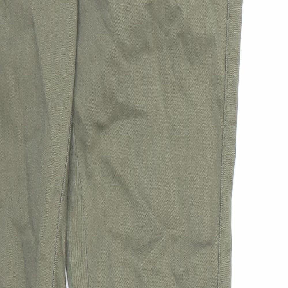 Crafted Womens Green  Denim Skinny Jeans Size 8 L30 in