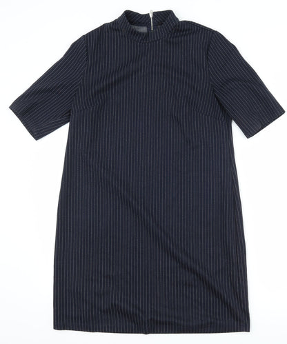 New Look Womens Blue Striped  Shift  Size 10
