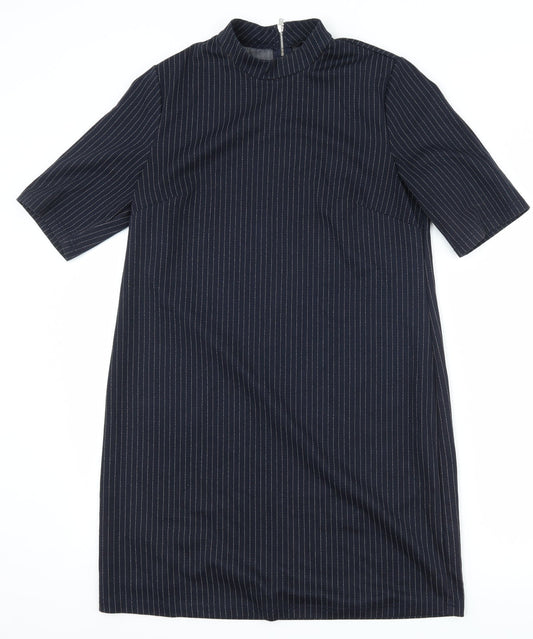 New Look Womens Blue Striped  Shift  Size 10