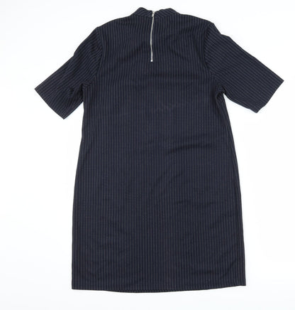 New Look Womens Blue Striped  Shift  Size 10