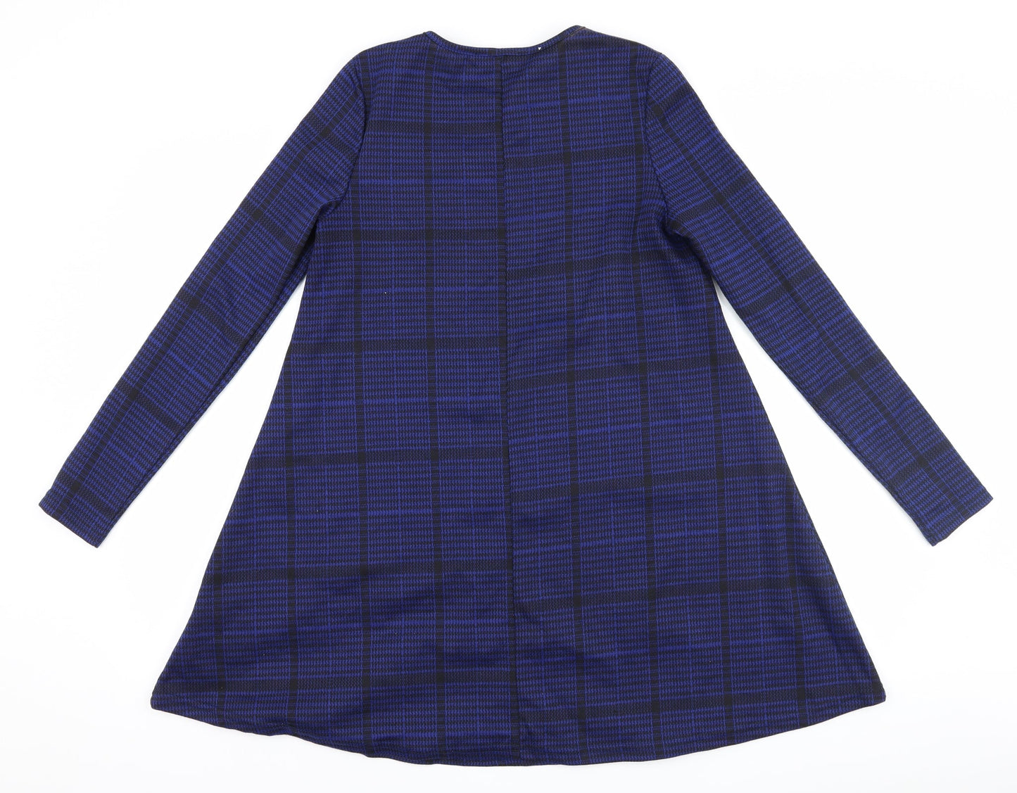 AX Paris Womens Blue Camouflage  A-Line  Size 10