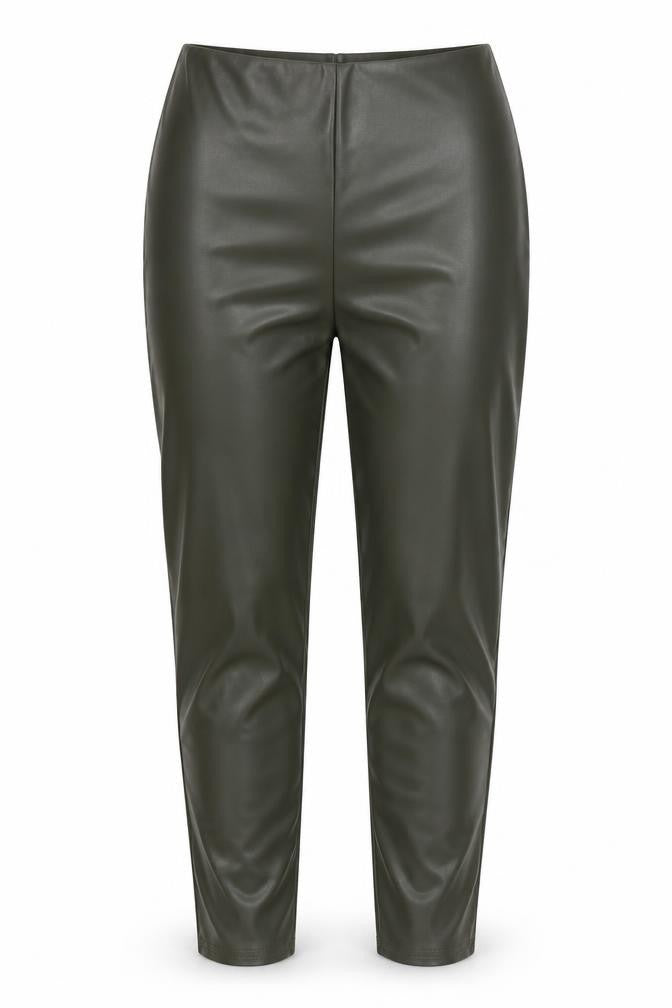 Womens UK Size 12 PRETTYLITTLETHING Regular Fit  Green Trousers