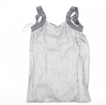 Full Circle Womens Grey   Tank Dress  Size 10
