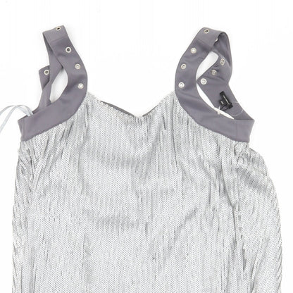 Full Circle Womens Grey   Tank Dress  Size 10