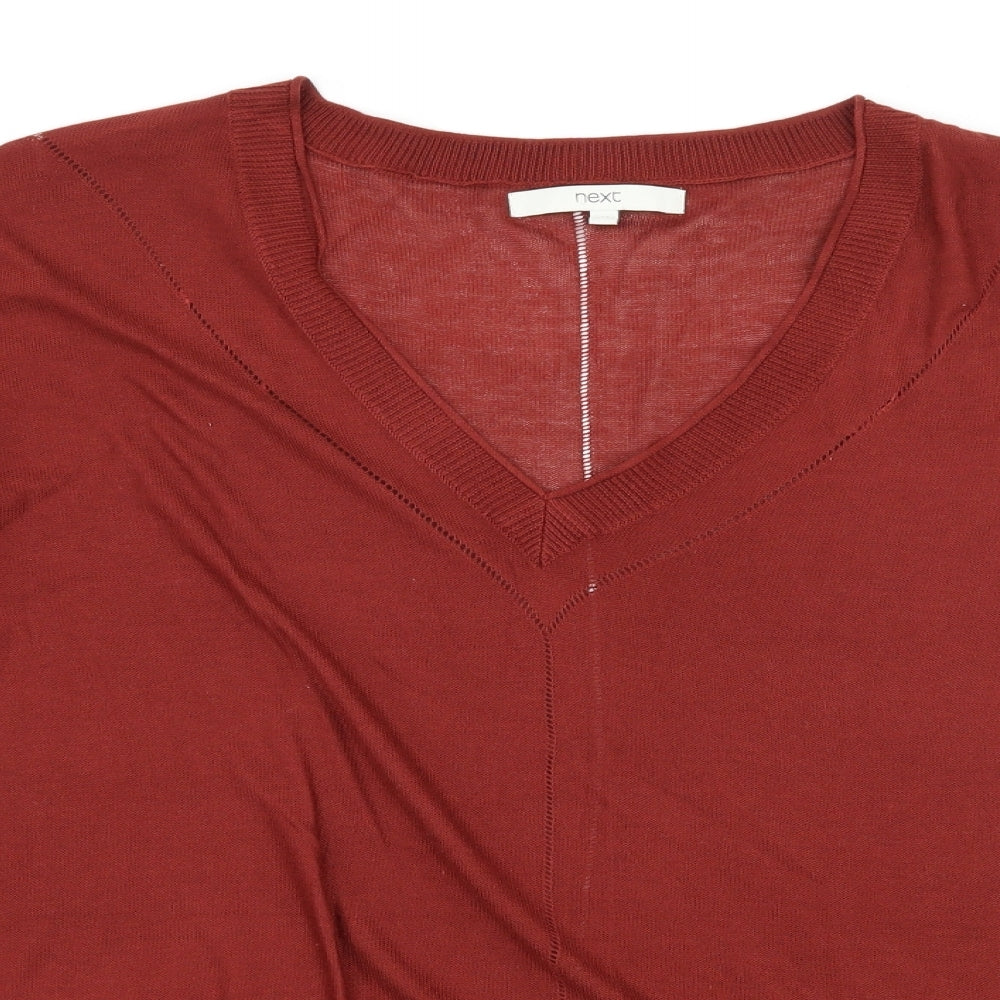 Next Womens Brown   Pullover Jumper Size 14