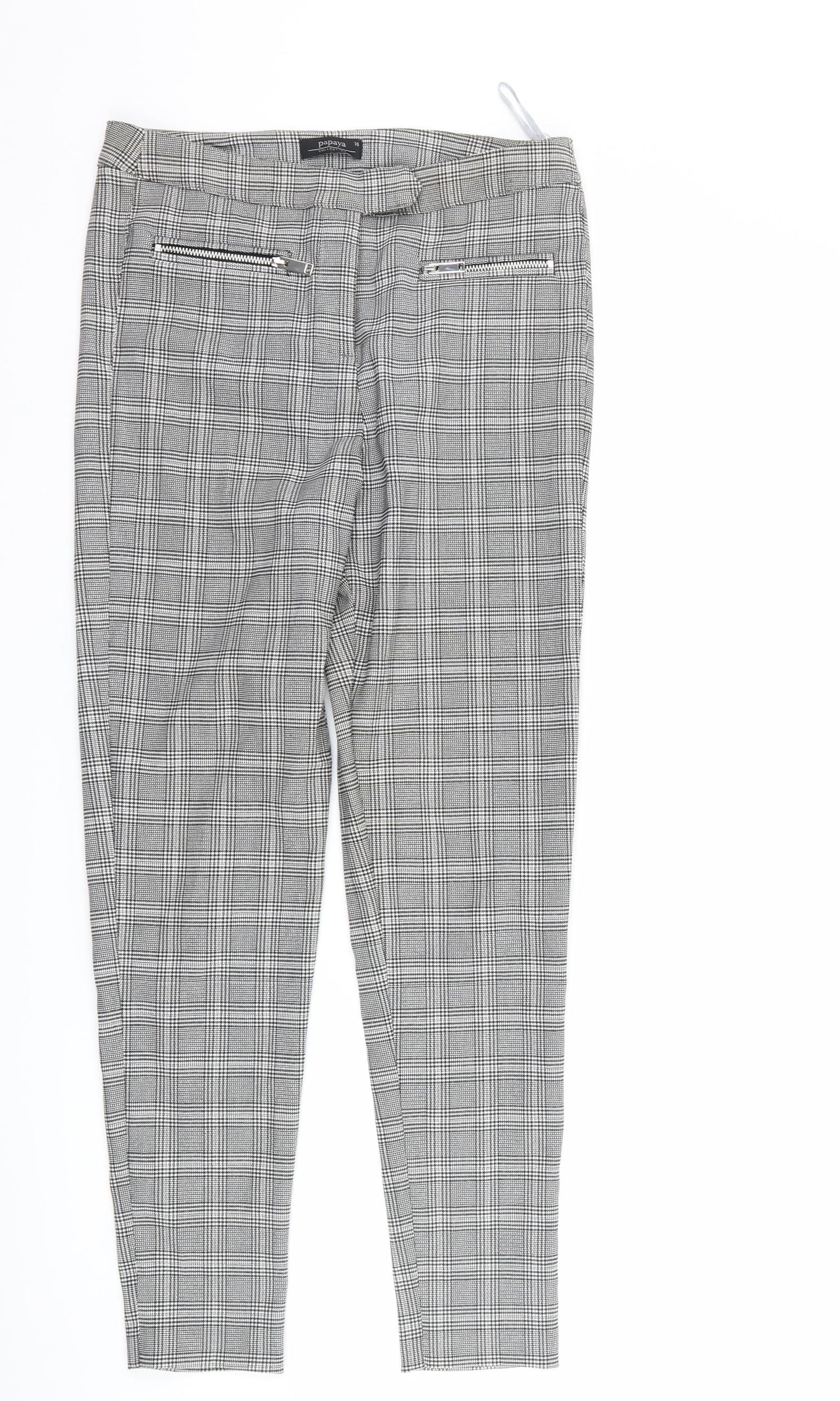 Womens UK Size 10 Papaya Regular Fit  Green Trousers