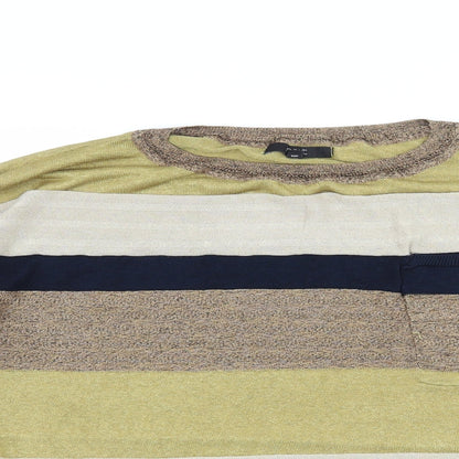 NEXT Womens Brown Striped  Pullover Jumper Size 16