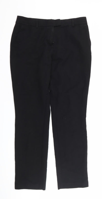 Womens UK Size 10 Papaya Regular Fit  Black Trousers