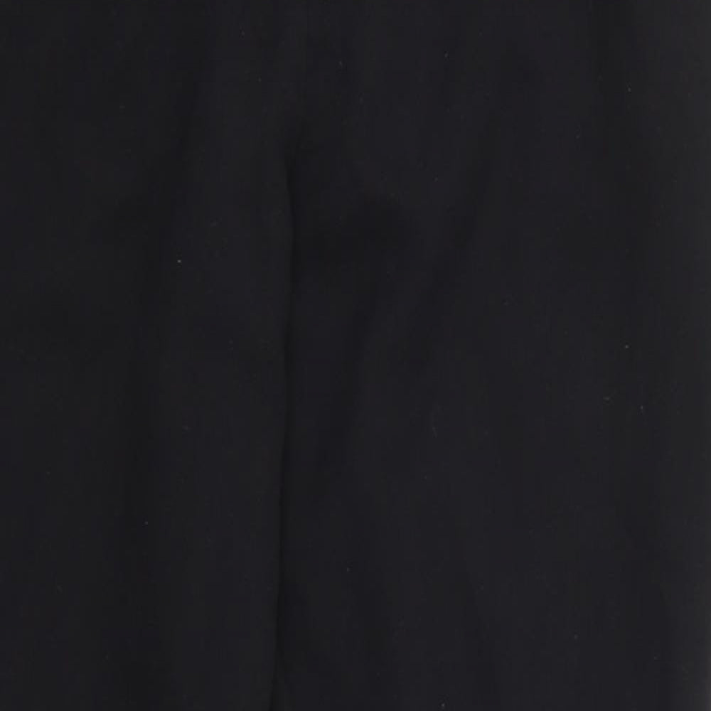 Womens UK Size 10 Papaya Regular Fit  Black Trousers