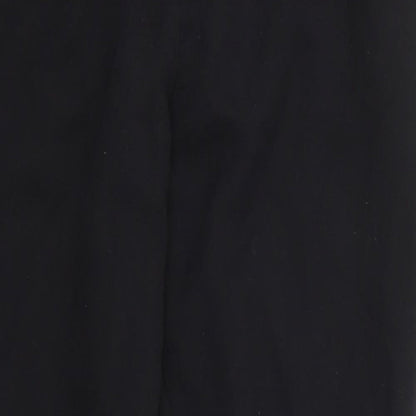 Womens UK Size 10 Papaya Regular Fit  Black Trousers