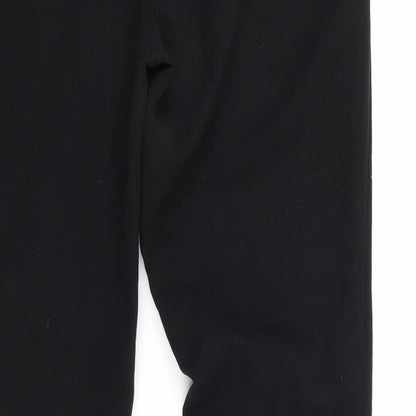 Womens UK Size 10 Papaya Regular Fit  Black Trousers