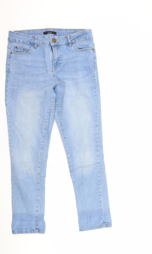 George Womens Blue  Denim Skinny Jeans Size 10 L25 in