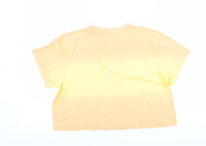 Womens UK Size 12 In the Style Orange Basic T-Shirt