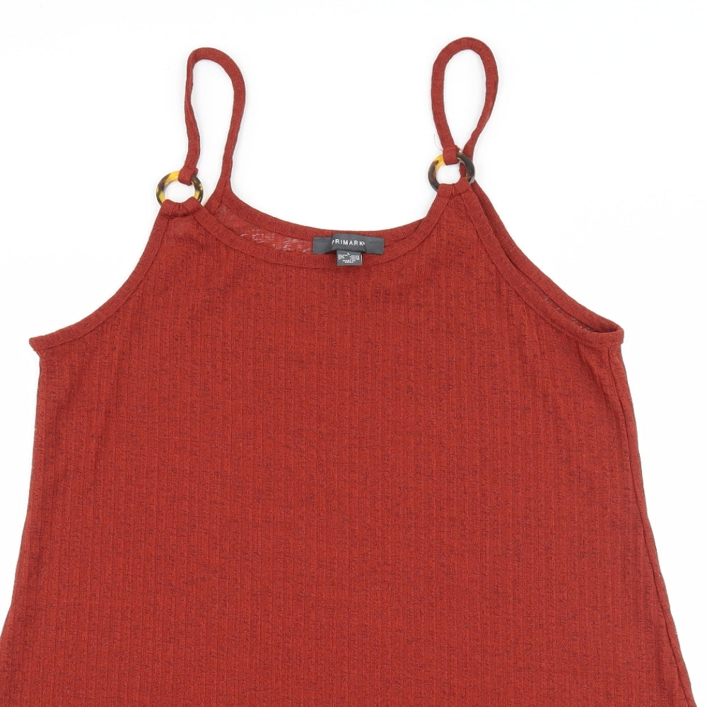 Primark Womens Brown   Tank Dress  Size L