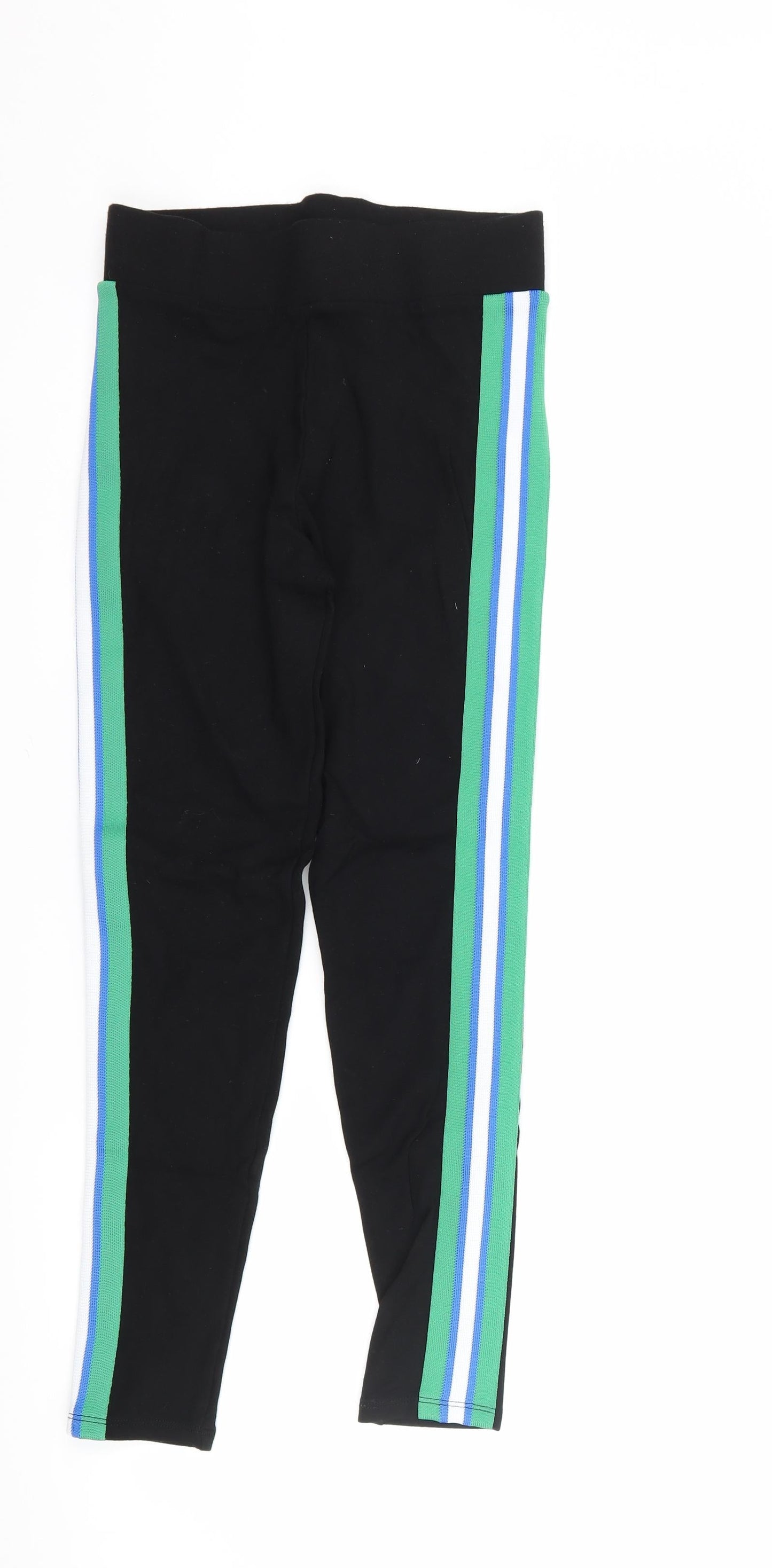 Womens UK Size 8 Marks and Spencer  Capri Black Leggings