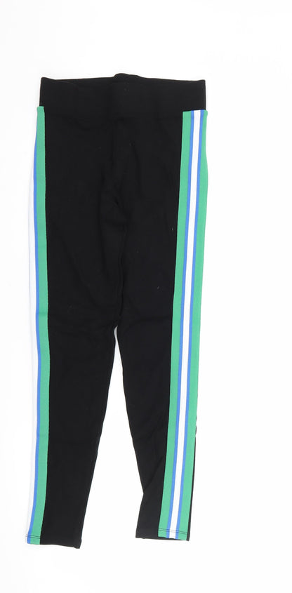 Womens UK Size 8 Marks and Spencer  Capri Black Leggings